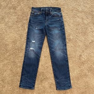 American Eagle AirFlex+Temp Tech Ripped Original Straight jeans